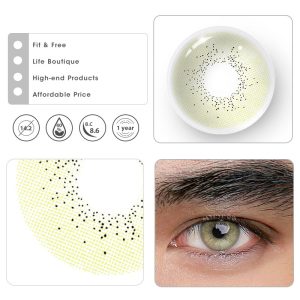 Coloredeye Ocean Brown Green Prescription Men Colored Contact Lenses
