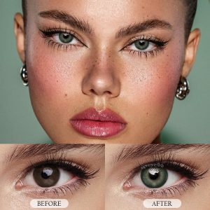 Coloredeye Dolly Green Prescription Colored Contact Lenses