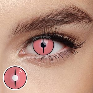 Coloredeye Blind Kamado Nezuko Ghost Prescription Cosplay Colored Contact Lenses