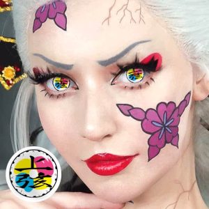 Coloredeye Blind Douma Prescription Cosplay Colored Contact Lenses