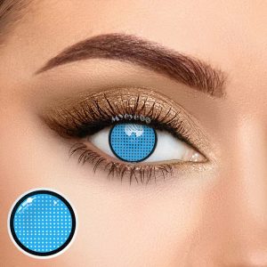 Coloredeye Blind Blue Mesh Cosplay Colored Contact Lenses