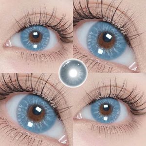 Coloredeye Eros Blue Prescription Colored Contact Lenses