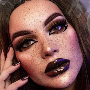 Coloredeye Aurora Brown Prescription Colored Contact Lenses