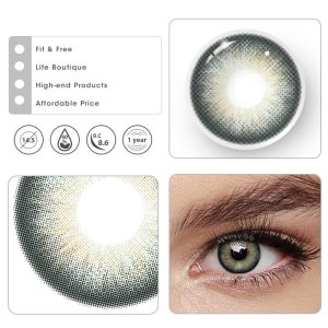 Coloredeye Barbie Taylor Green Prescription Colored Contact Lenses