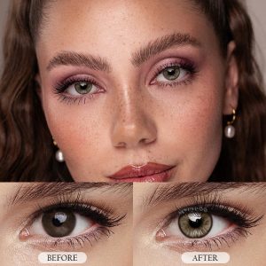 Coloredeye Barbie Taylor Honey Brown Prescription Colored Contact Lenses