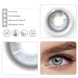 Coloredeye Kranya Grey Prescription Cosplay Colored Contact Lenses