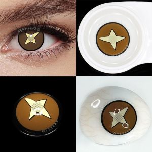 Coloredeye Blind Kinoko Brown Cosplay Colored Contact Lenses