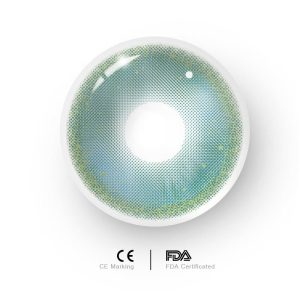 Coloredeye Lunar Glitter Green Prescription Colored Contact Lenses