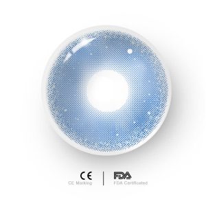 Coloredeye Lunar Glitter Blue Prescription Colored Contact Lenses
