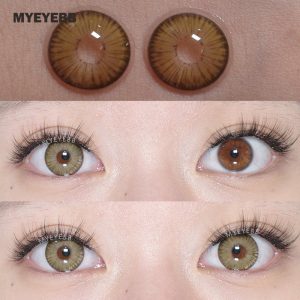 Coloredeye New York II Appeal Grey Brown Prescription Colored Contact Lenses