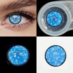 Coloredeye Blind Coral Blue Cosplay Colored Contact Lenses