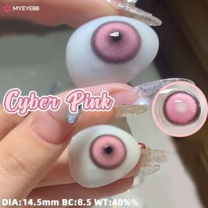 Coloredeye Cyber Pink Prescription Cosplay Colored Contact Lenses