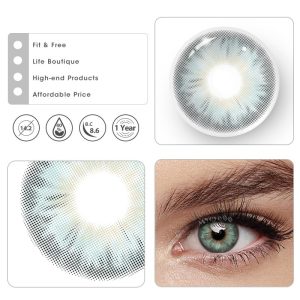 Coloredeye Tiny Iris Green Small Pupil Colored Contact Lenses