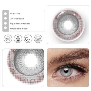 Coloredeye Mythic Eye Grey Cosplay Colored Contact Lenses丨1 Day