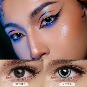 Coloredeye Nebulos Blue Cosplay Colored Contact Lenses