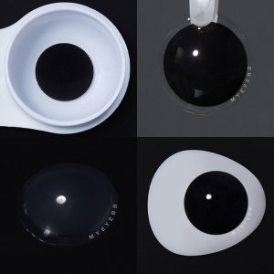 Coloredeye Blind Mini Sclera Black Out Cosplay Colored Contact Lenses