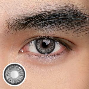 Coloredeye Cocoa Black Prescription Men Colored Contact Lenses