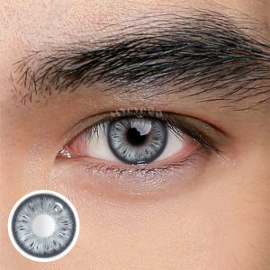 Coloredeye Cocoa Blue Prescription Men Colored Contact Lenses