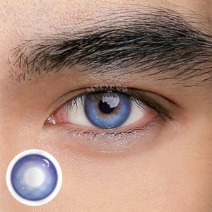 Coloredeye Genshin Moon Blue Violet Prescription Men Colored Contact Lenses