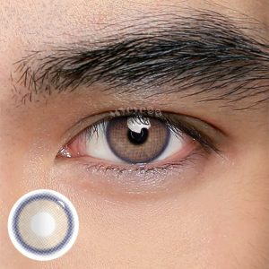 Coloredeye Neala Brown Prescription Men Colored Contact Lenses