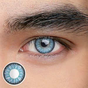 Coloredeye Wild Nature Blue Prescription Men Colored Contact Lenses