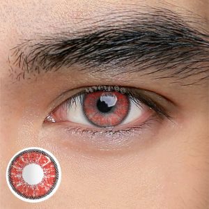 Coloredeye Magic Hour II Vika Ruby Prescription Men Colored Contact Lenses