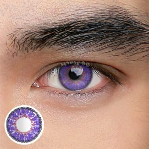 Coloredeye Magic Hour II Vika Violet Prescription Men Colored Contact Lenses