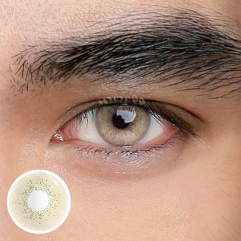 Coloredeye Ocean Brown Prescription Men Colored Contact Lenses