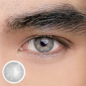Coloredeye Rome Times Grey Prescription Men Colored Contact Lenses