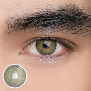 Coloredeye New York II Appeal Grey Brown Prescription Men Colored Contact Lenses