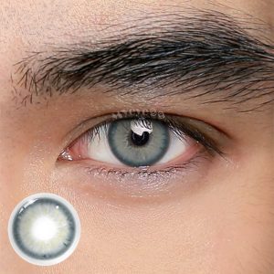 Coloredeye Aegean Sea II Grey Prescription Men Colored Contact Lenses