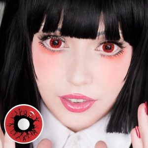 Coloredeye Bloody Eye Red Prescription Cosplay Colored Contact Lenses