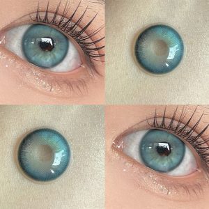 Coloredeye Neo Glamour Blue Green Prescription Colored Contact Lenses