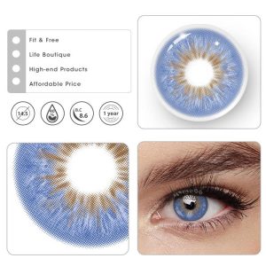 Coloredeye Crush Blue Colored Contact Lenses