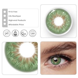 Coloredeye Crush Green Prescription Colored Contact Lenses
