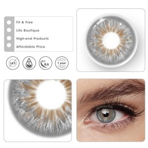 Coloredeye Crush Grey Prescription Colored Contact Lenses
