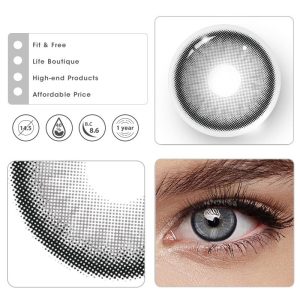 Coloredeye Norko Grey Prescription Colored Contact Lenses