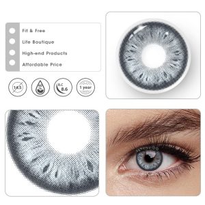 Coloredeye Cocoa Blue Prescription Colored Contact Lenses
