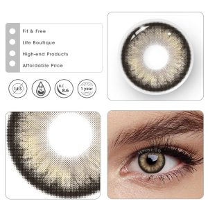 Coloredeye Pearlescent Brown Prescription Colored Contact Lenses