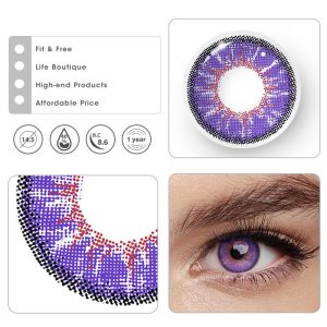 Coloredeye Magic Hour Vika Violet Prescription Colored Contact Lenses