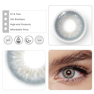 Coloredeye DNA II Blue Grey Prescription Colored Contact Lenses