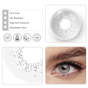 Coloredeye Ocean Grey Prescription Colored Contact Lenses