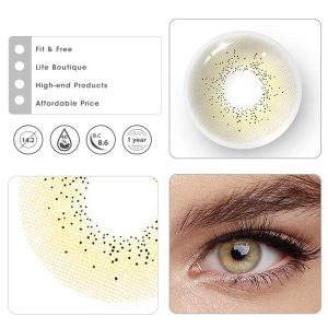 Coloredeye Ocean Brown Prescription Colored Contact Lenses