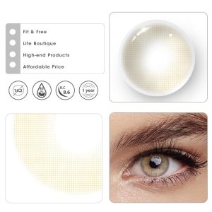 Coloredeye Aurora Brown Prescription Colored Contact Lenses