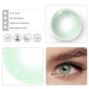 Coloredeye Hid II Verde Prescription Colored Contact Lenses