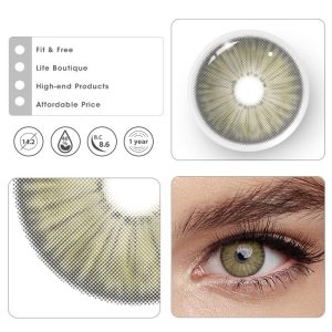Coloredeye New York II Appeal Grey Brown Prescription Colored Contact Lenses