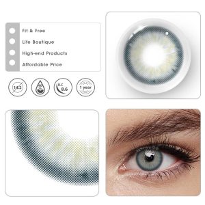 Coloredeye Aegean Sea II Grey Prescription Colored Contact Lenses