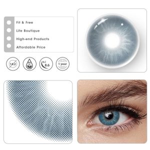 Coloredeye Eros Blue Prescription Colored Contact Lenses