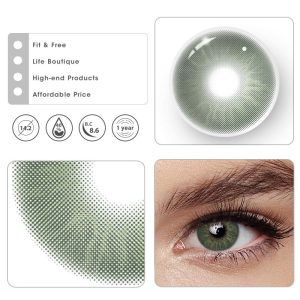 Coloredeye Eros Green Prescription Colored Contact Lenses