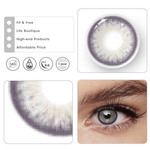 Coloredeye Sicilian Grey Prescription Colored Contact Lenses
